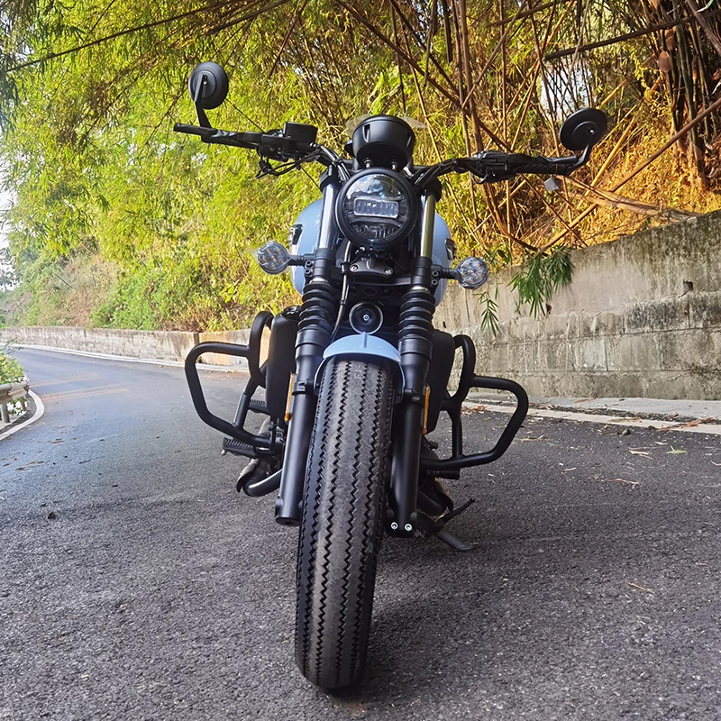 

Подходит для Yangtze Bobbie400 bobber 400, бампер, складная спинка, быстросъемная боковая сумка, модифицированный полный шлем