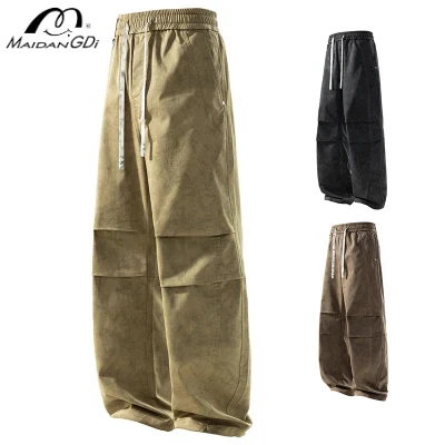 

MAIDANGDI American Workwear Pants Men's Loose Outdoor Hiking Pants Sports and Casual Pants Traveling Daily