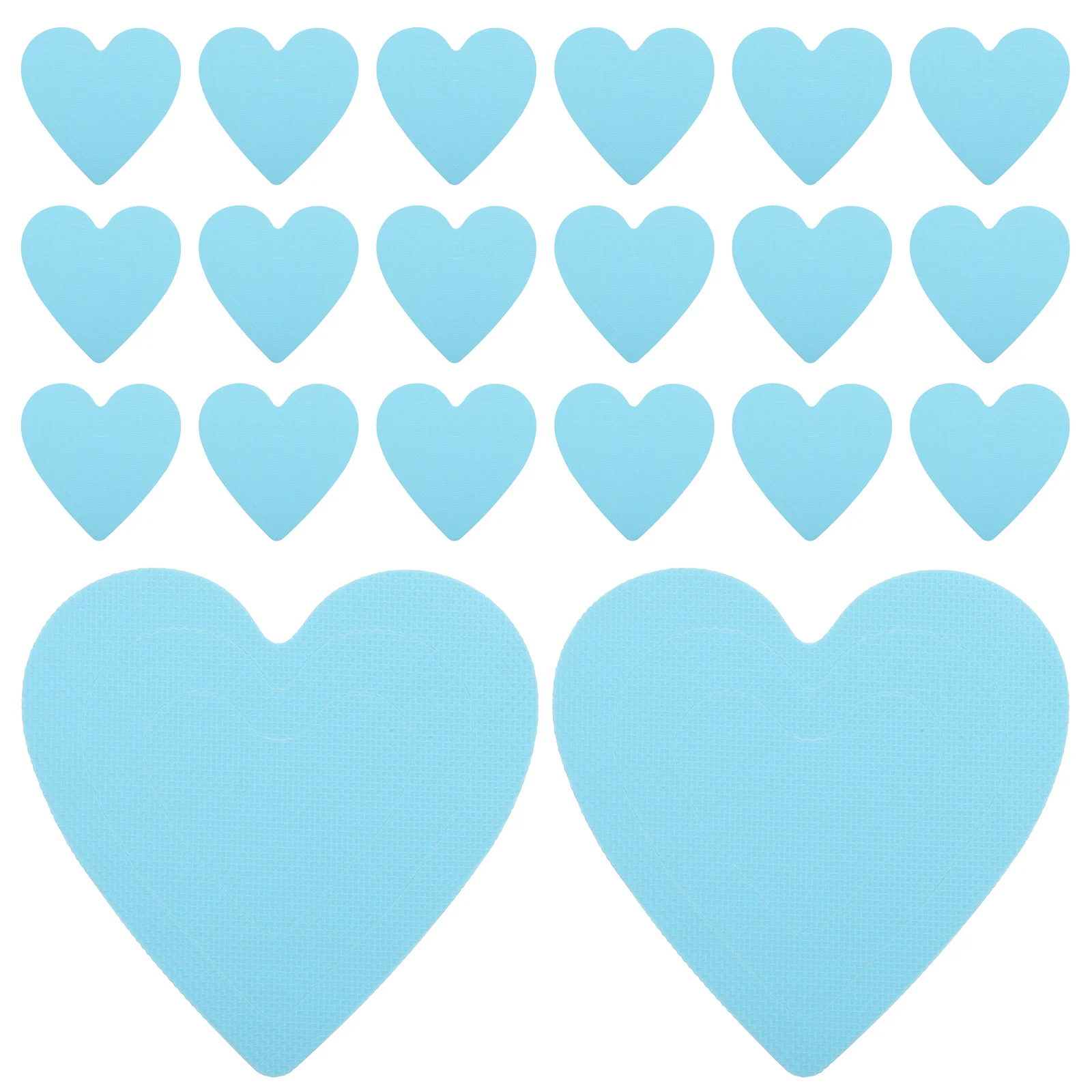 

20pcs Heart Shaped Anti Slip Stickers For Bathtub Waterproof Non Slip Strips Bathroom Self Adhesive Floor Decals Stairs Easy
