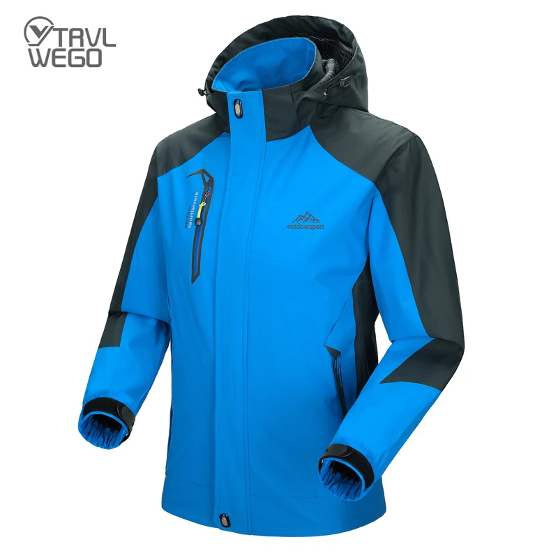 TRVLWEGO kurtka turystyczna jesienna płaszcz męski robocza odzież wędkarska Trekking Outdoor wiatrówka sportowa wiosna wodoodporna ubrania podróżne