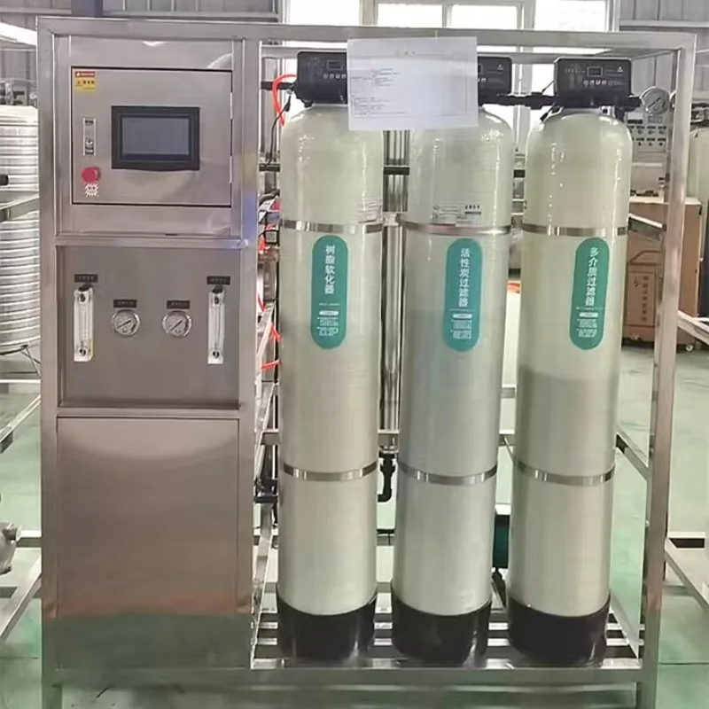 

500 Liters Per Hour 3 Stages Reverse Osmosis System Whole House Water Purification Equipment