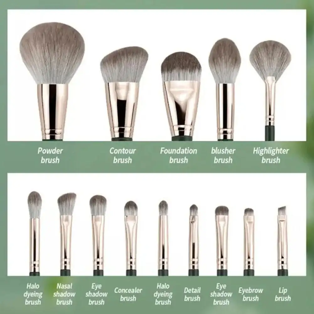 14 Pcs Professional Makeup Brush Set Soft Detail Blush Highlighter Foundation Concealer Eyeshadow Brush Women Beauty Tool