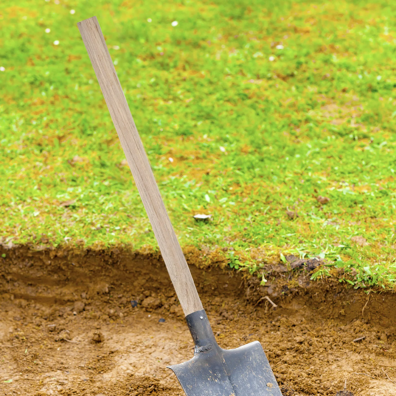 

2 Pcs Gardening Hoe Handle Hardwood Replacement Handles Accessory Handheld Cultivator Wooden for Accessories