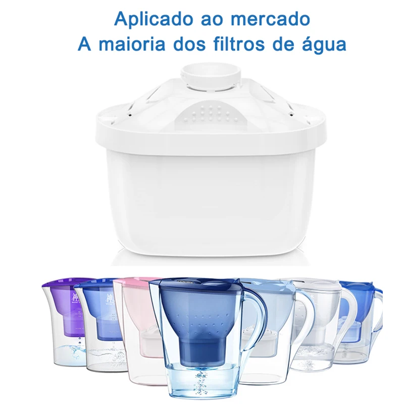 Elemento filtrante de descalcificação chaleira líquida Filtro de atualização para purificador de água doméstico Universal para várias marcas