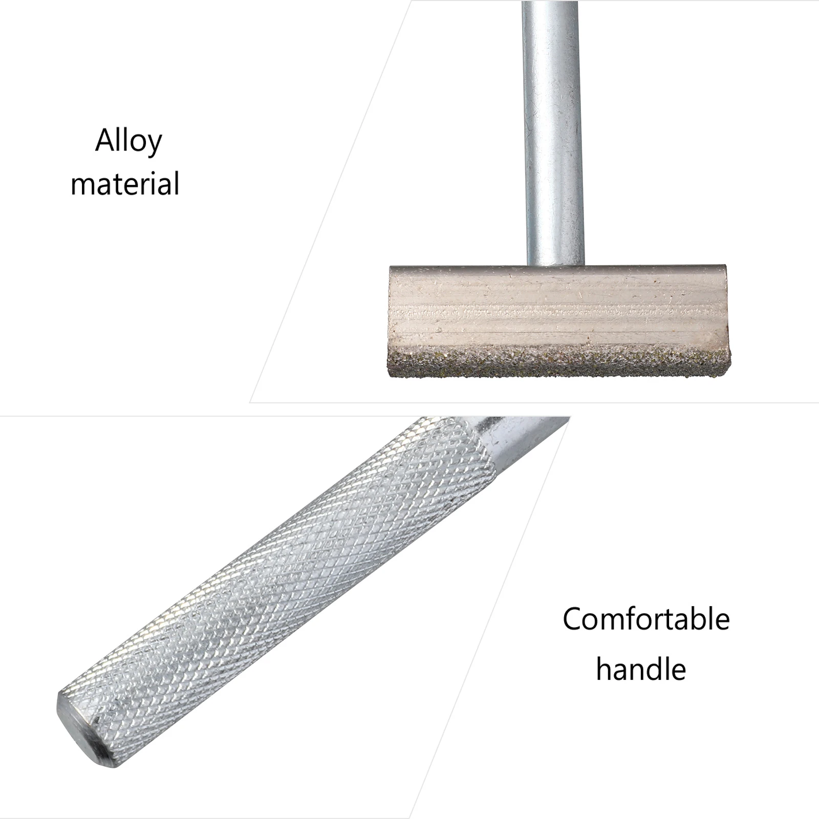 

2pcs Grinding Wheel Dresser Tool Smoothing Shaping Deburring Handheld Device For White Brown Corundum Carbide