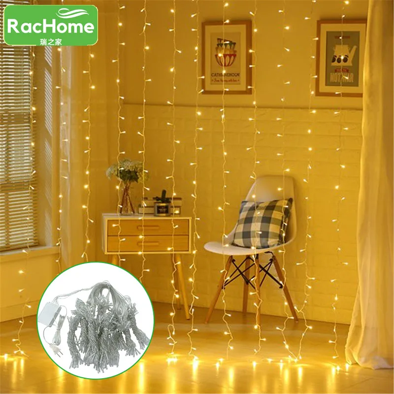 

Led Fairy Light String Curtain Garland On The Window Usb String Lights Holiday Party Diy Decorations For Home Room String Light