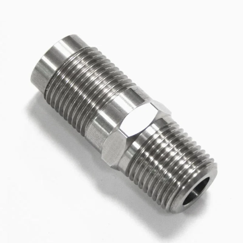 

Stainless Steel Precision Turned External Thread Connector Customized Stainless Steel Metal Parts Cnc Machining
