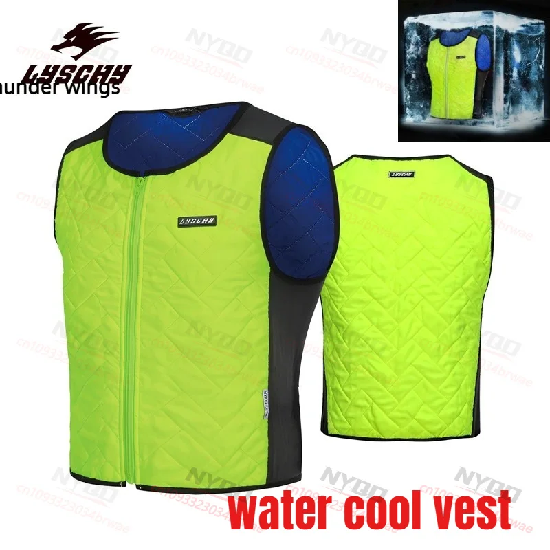 

LYSCHY Summer Cooling Vest Motorcycle Water-cooled Jacket Motorcycle Off-road Street Riding Sports Ice Vest 3XL