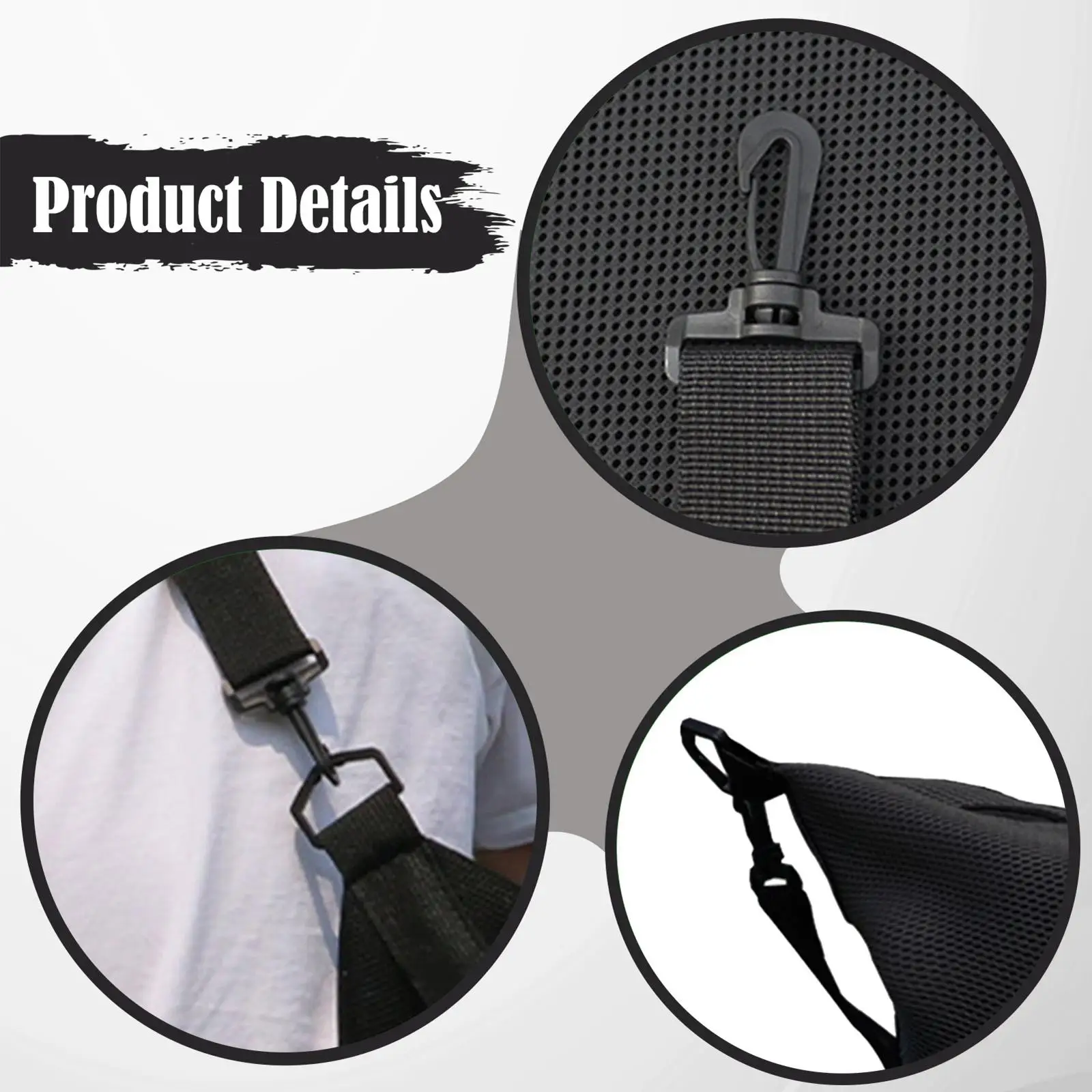 

Basketball Bag Single Ball Bag Mesh Crossbody Bag with Adjustable Strap for Rugby