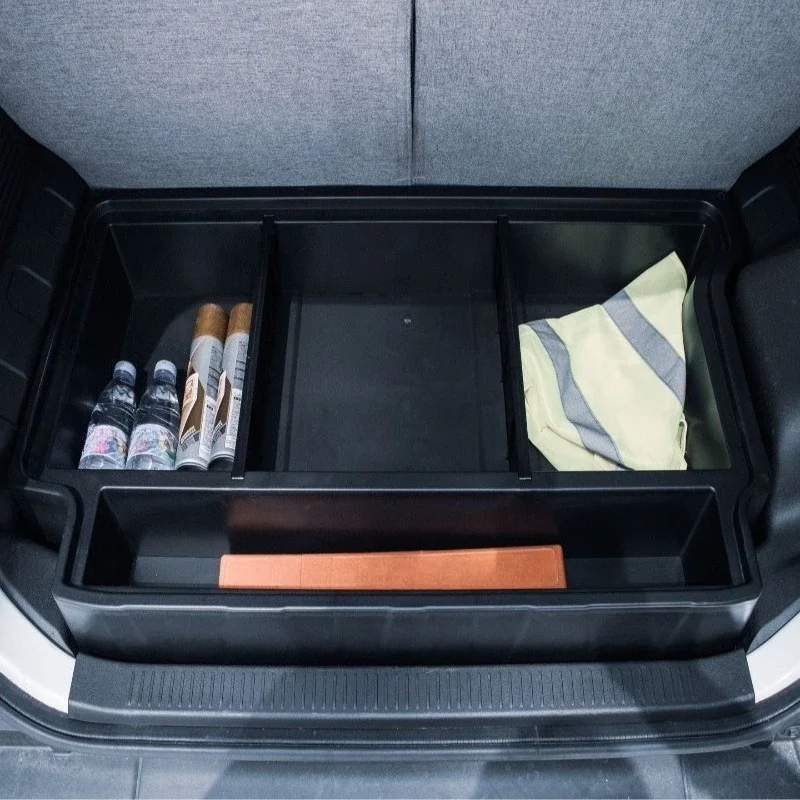 For Suzuki Jimny JB74 JB64 2019-2026 5 Doors Rear Trunk Storage Box ABS Boot Luggage Organzier Modification Accessories
