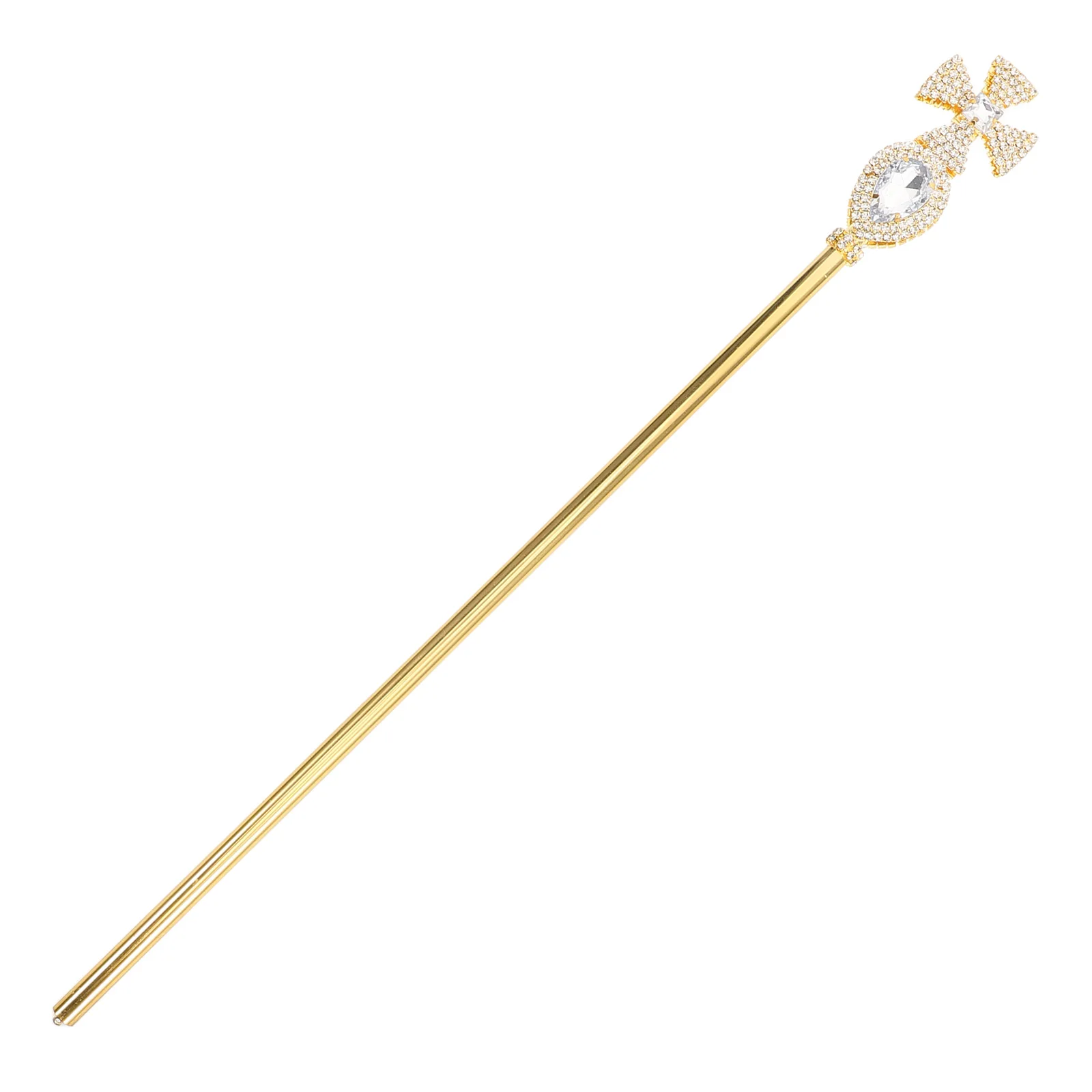 

Rhinestone Cross King Scepter Prop Cosplay Cane Halloween Party Costume Accessory