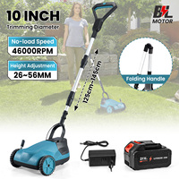 Brushless Electric Lawn Mower Cordless Grass Trimmer 3 Height Adjustments Garden Cutter For Makita 18V Battery