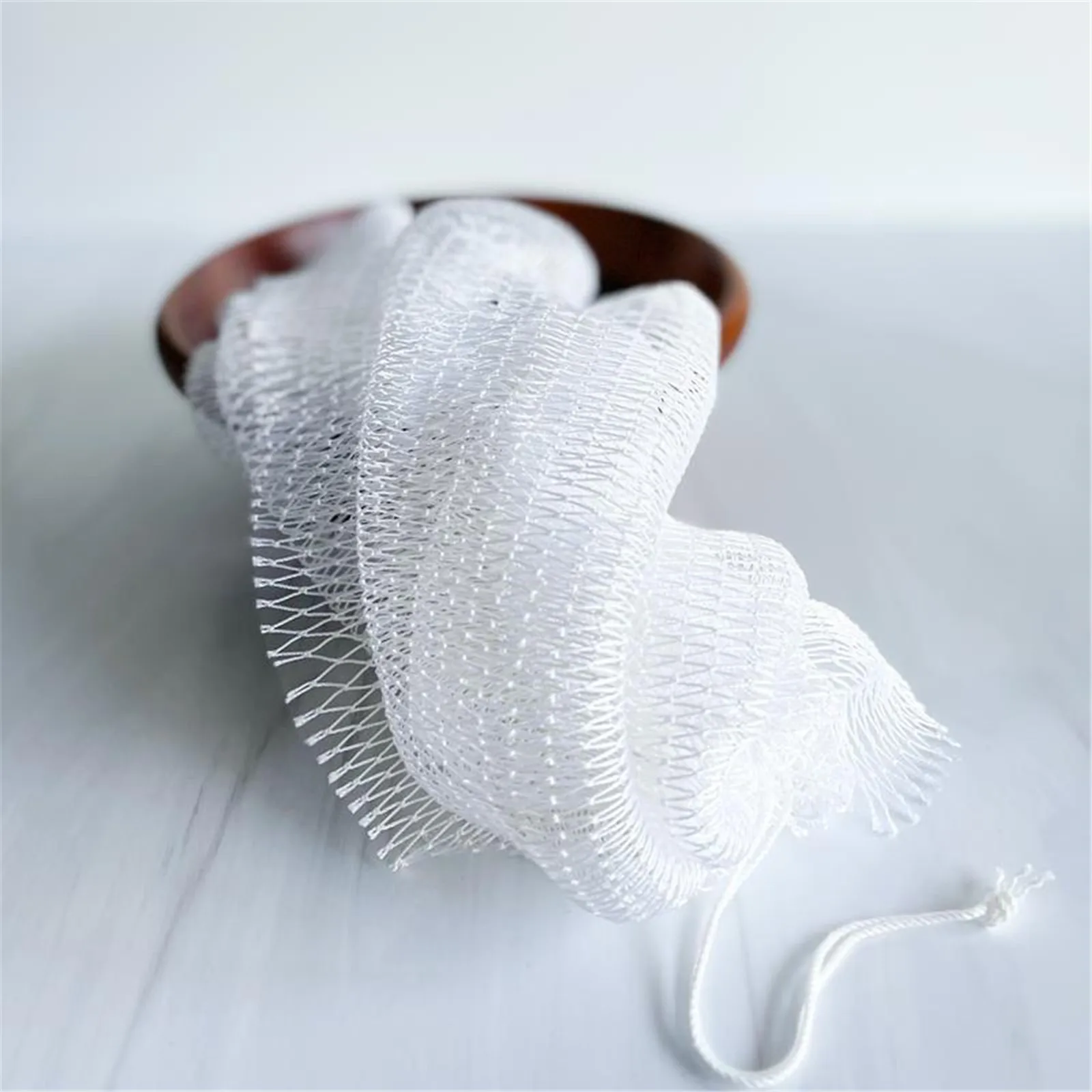 African Exfoliating Sponges Towel Mesh Bath Scrub Washcloth Double Side Wash Bath For Smooth Skin Back Shower Scrubb view 2