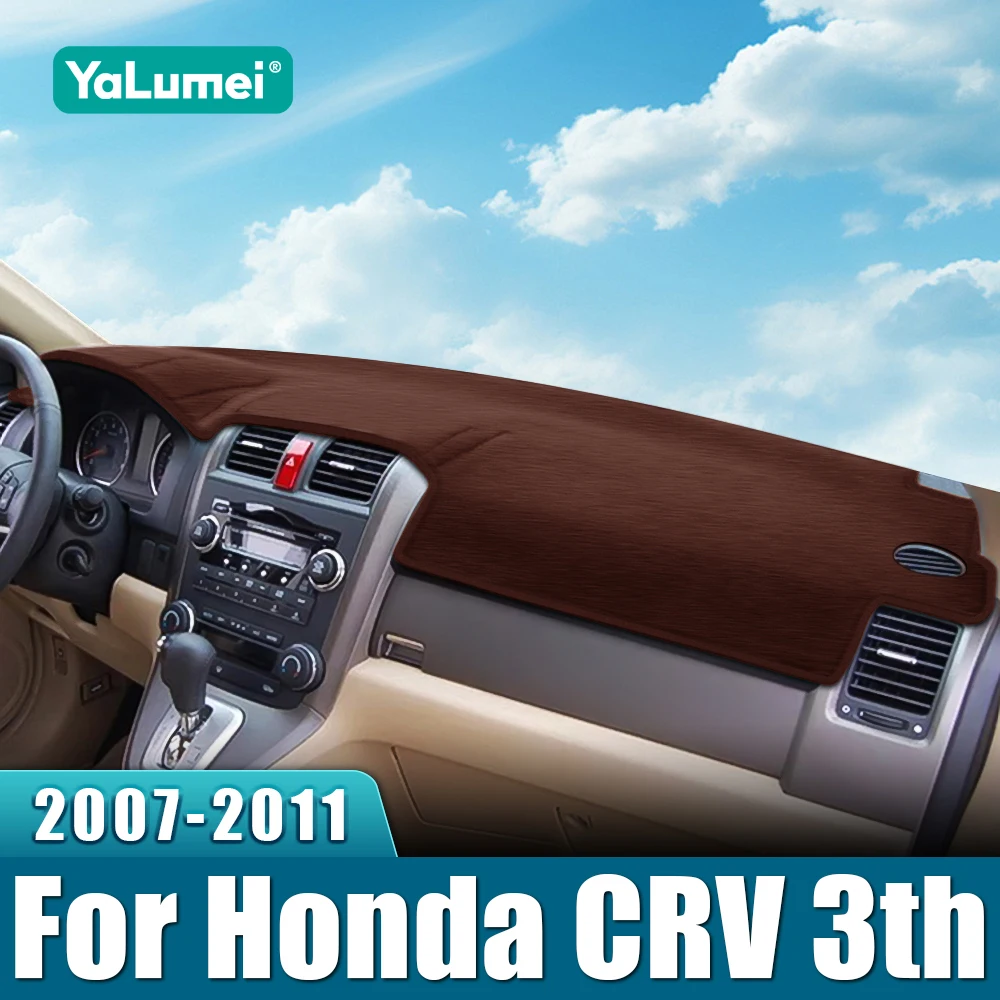 

Для Honda CRV CR-V III MK3 2007 2008 2009 2010 2011, солнцезащитный козырек на приборную панель автомобиля, коврик для инструмента, стола, нескользящий коврик, аксессуары