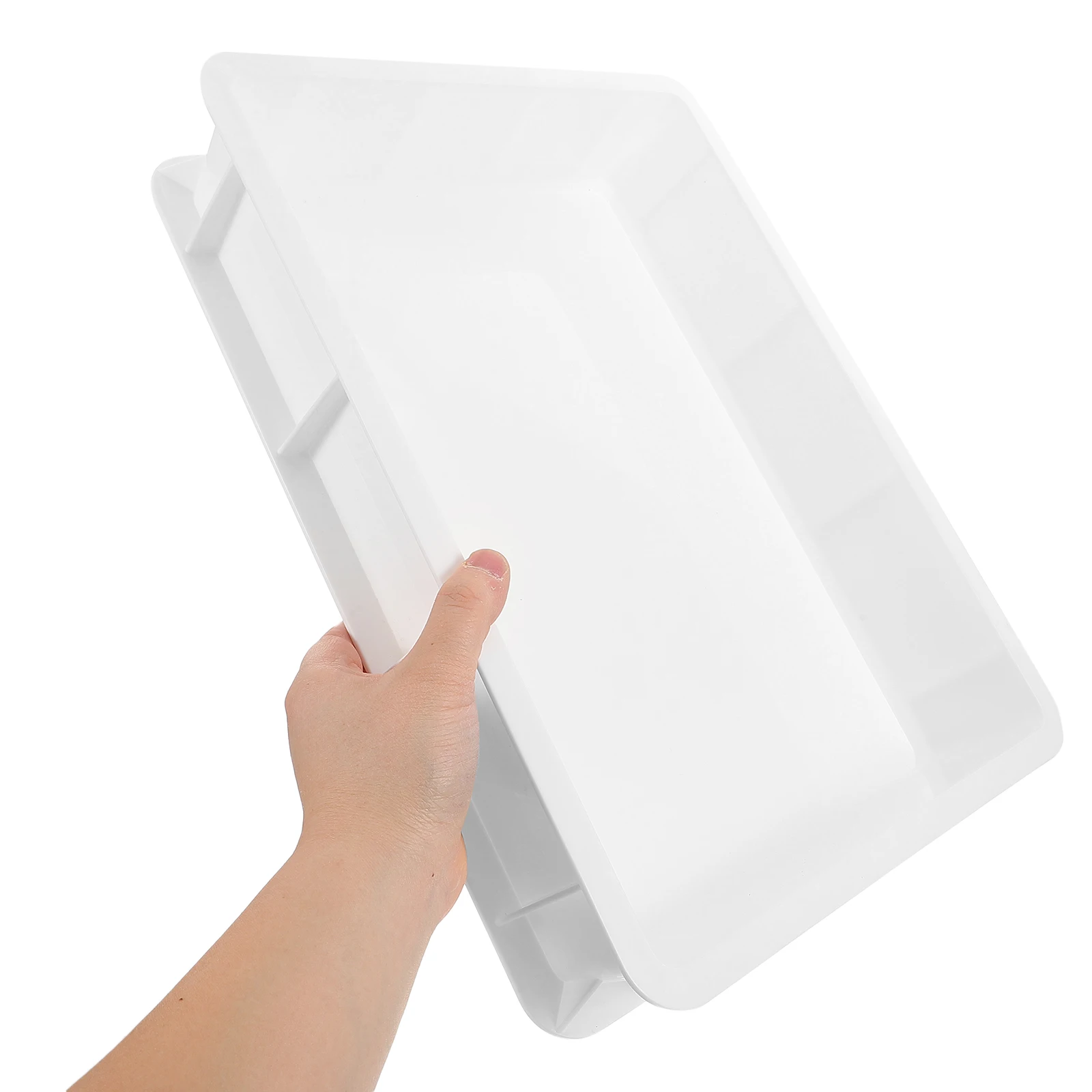 

Pizza Dough Proofer for Home Container with Lid Tray Stackable Proofing Storage White Boxes