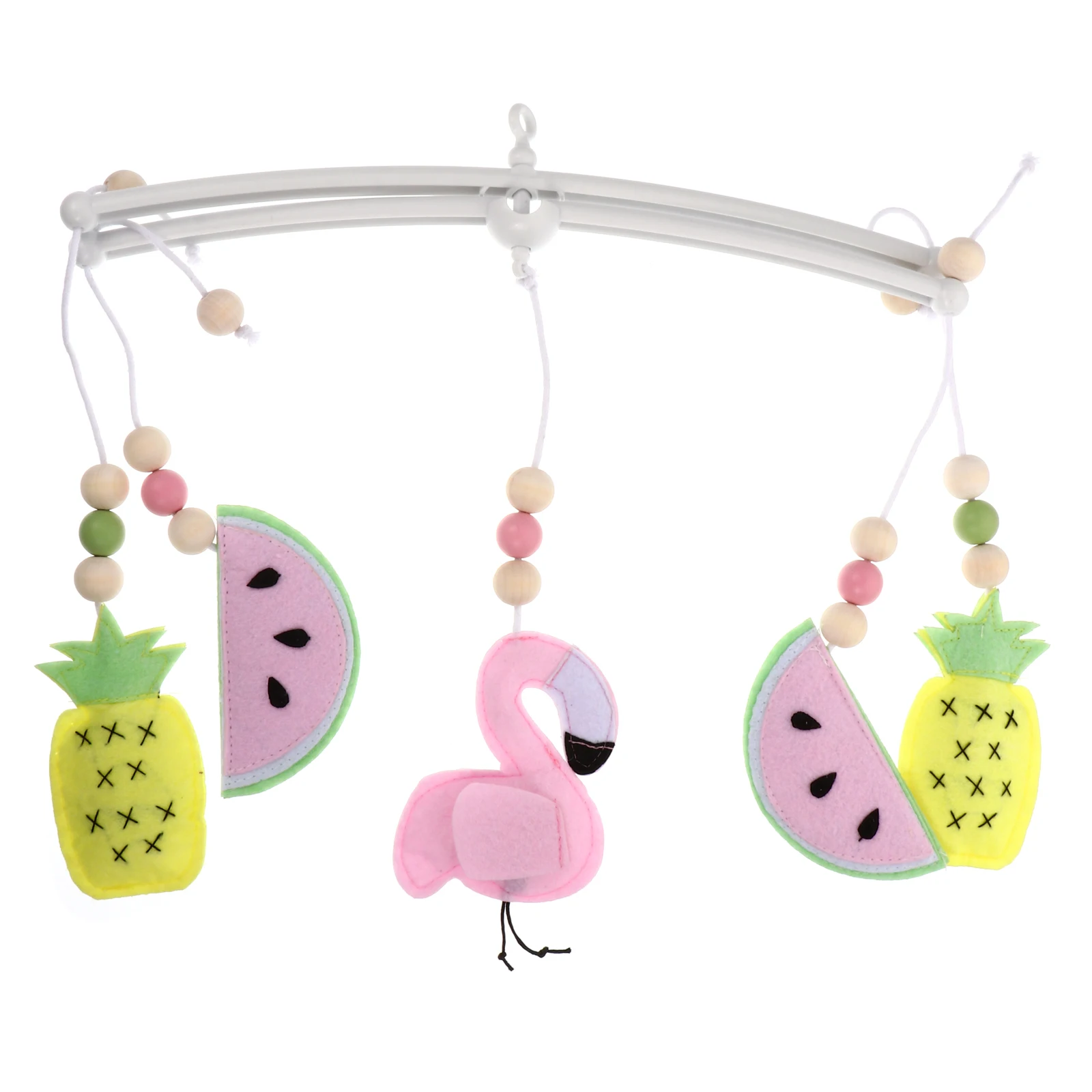 

Felt Baby Crib Mobile Bright Color Nursery Decor Hanging Toys Wind Chime Stroller Pendant Newborn Bedroom Accessory Photography