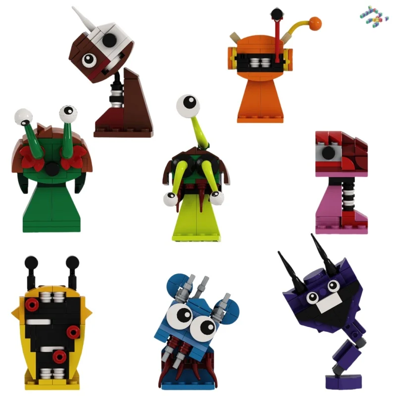 Hot Incredibox Sprunki Figures Horror Movie Incredibox Sprunki Bricks Incredibox Sprunkis Building Blocks Figure Toys Kids Gift