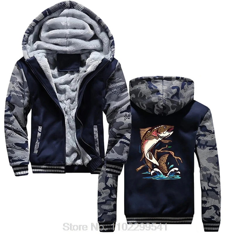 Sun Vintage Hoodie Spin Fishing Fly Fishing Hobby Hoody Men Cotton Jacket Zip Up Hoodies Anime Winter Coats Harajuku Streetwear