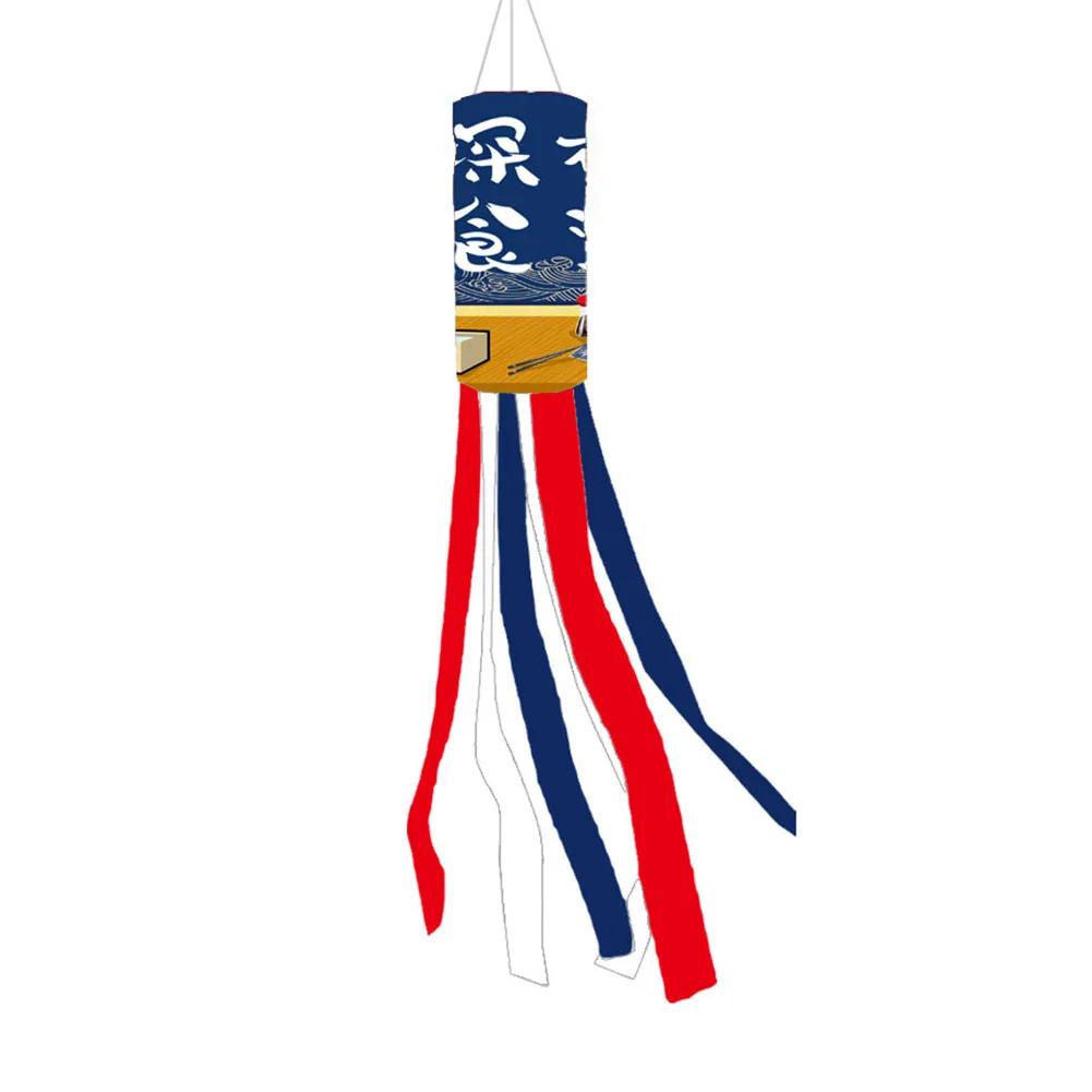 Impermeável carpa spray windsock streamer pendurado banner 100cm carpa vento meia bandeira festival suprimentos para restaurante sushi jardim