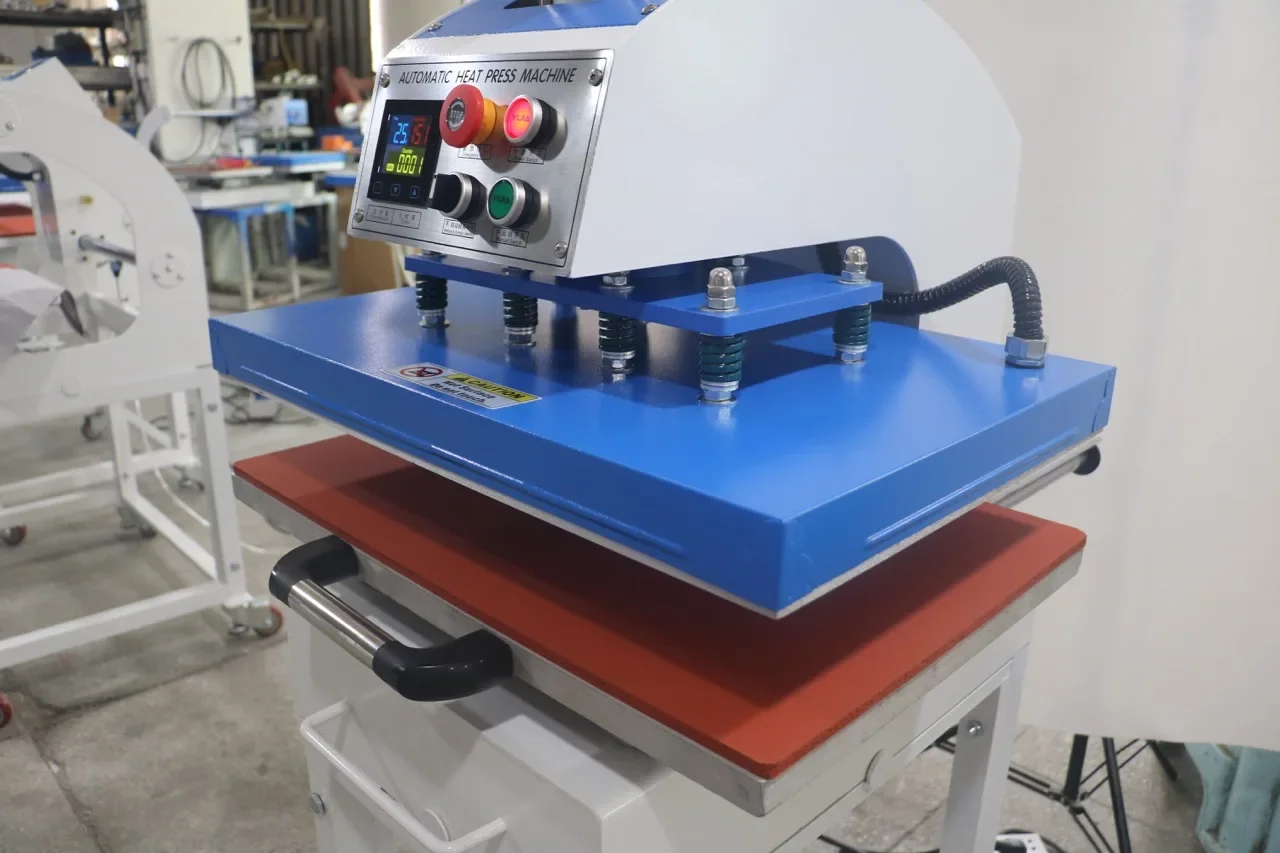 

Pneumatic Single Station Heat Press, 40×50cm & 40×60cm Size for Apparel Heat Transfer Printing