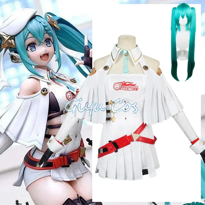 Mikuu 2023 Racing Miku Cosplay Kostüme Anime Halloween Kostüme Frauen Spiel