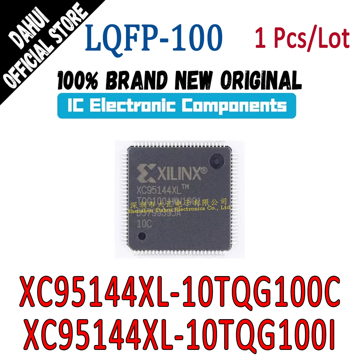

XC95144XL-10TQG100C XC95144XL-10TQG100I XC95144XL LQFP-100 Programmable logic chip new original