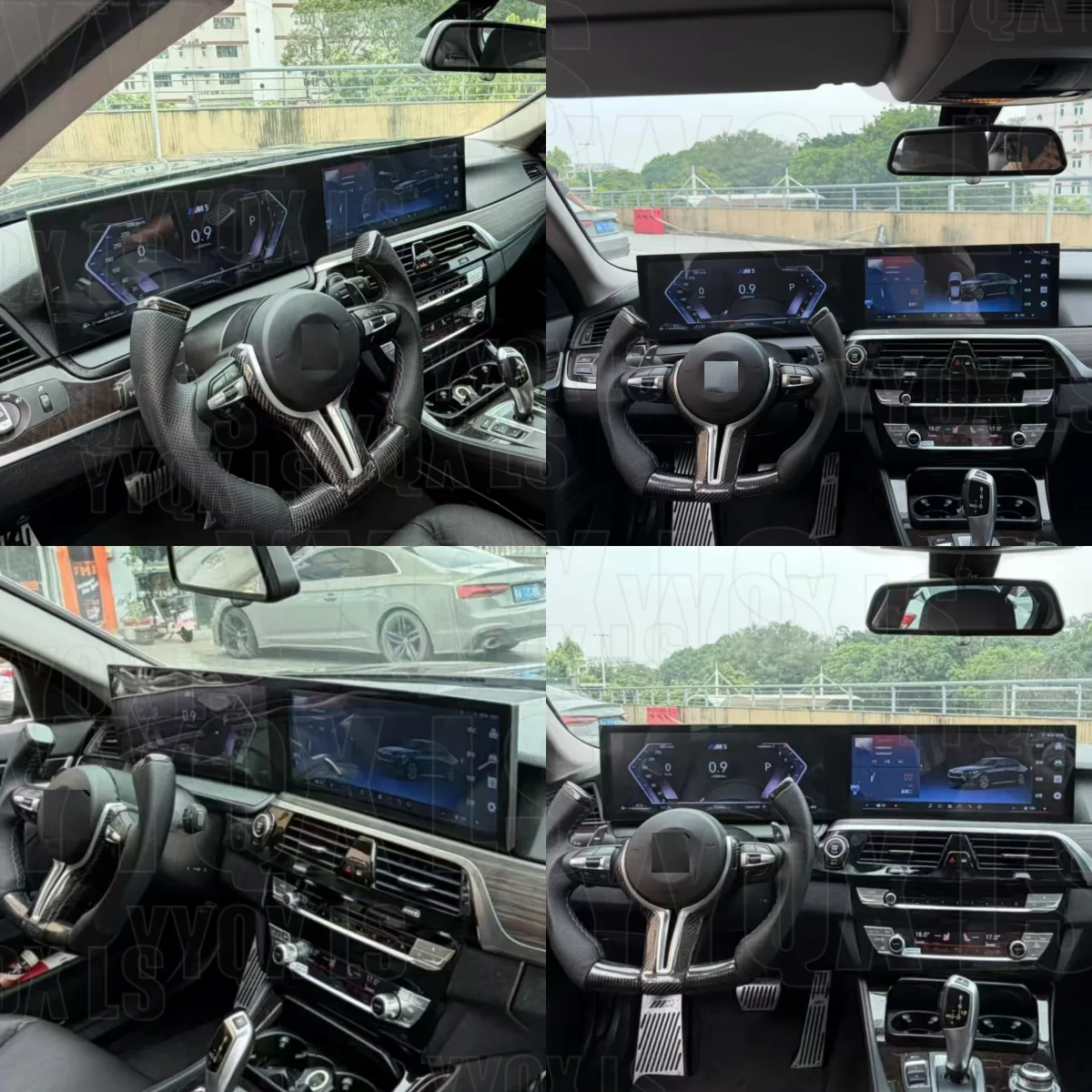 Android Auto Car Radio Carplay For BMW 5 Series F10 F11 F18 2009-2017 Dual Screen Dash Digital Cluster + Multimedia GPS Headunit
