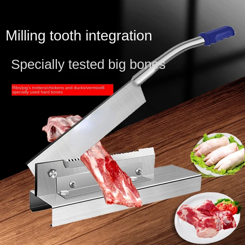 Household Bone Cutter Trotter Ribs Cutter Small Switch Blade Commercial Chicken Feet Manganese Steel