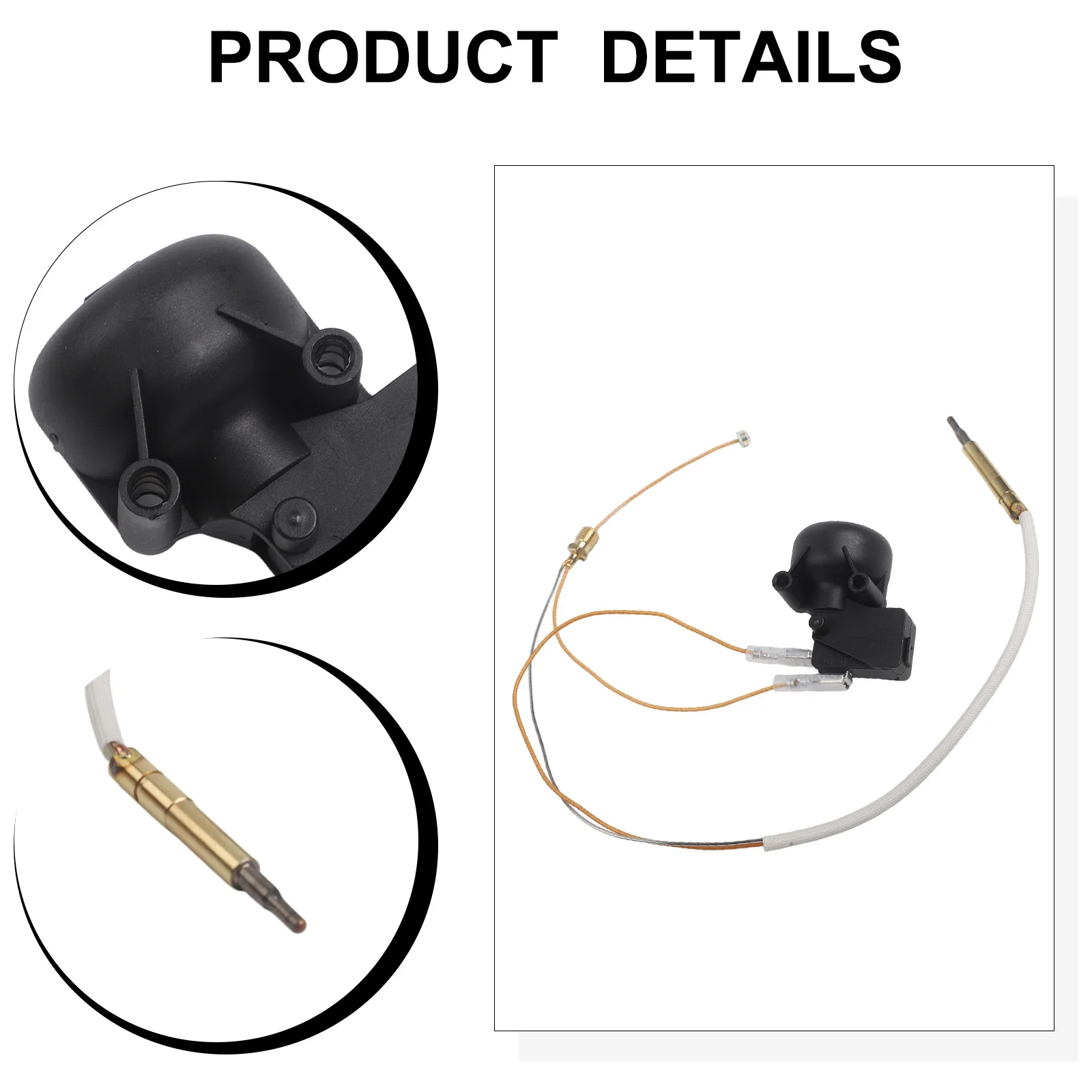 Propane Patio Heater Repair Kit Thermocouple and Anti Tilt Safety Dump Switch Control Compatible with Most Gas Heater Models