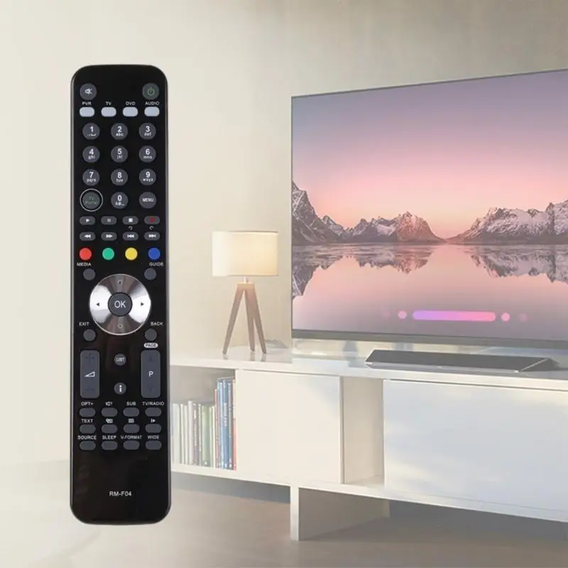 

R53C Ergonomic Designed Box Remote Control RM-F04 Easy to Use for HDFox T2 Repair