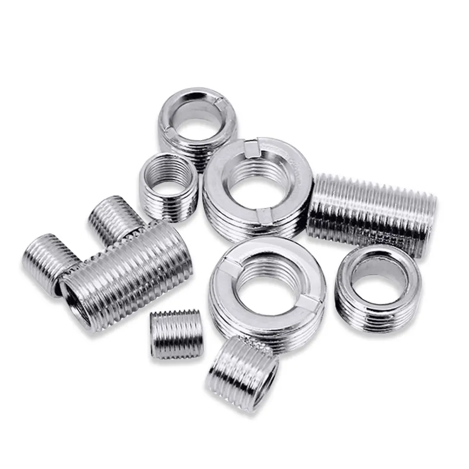 10pcs M4 M5 M6 M8 M10 M12 M14 M16 Internal And External Variable Diameter Nut Conversion Tooth Sleeve Screw Threaded Connector