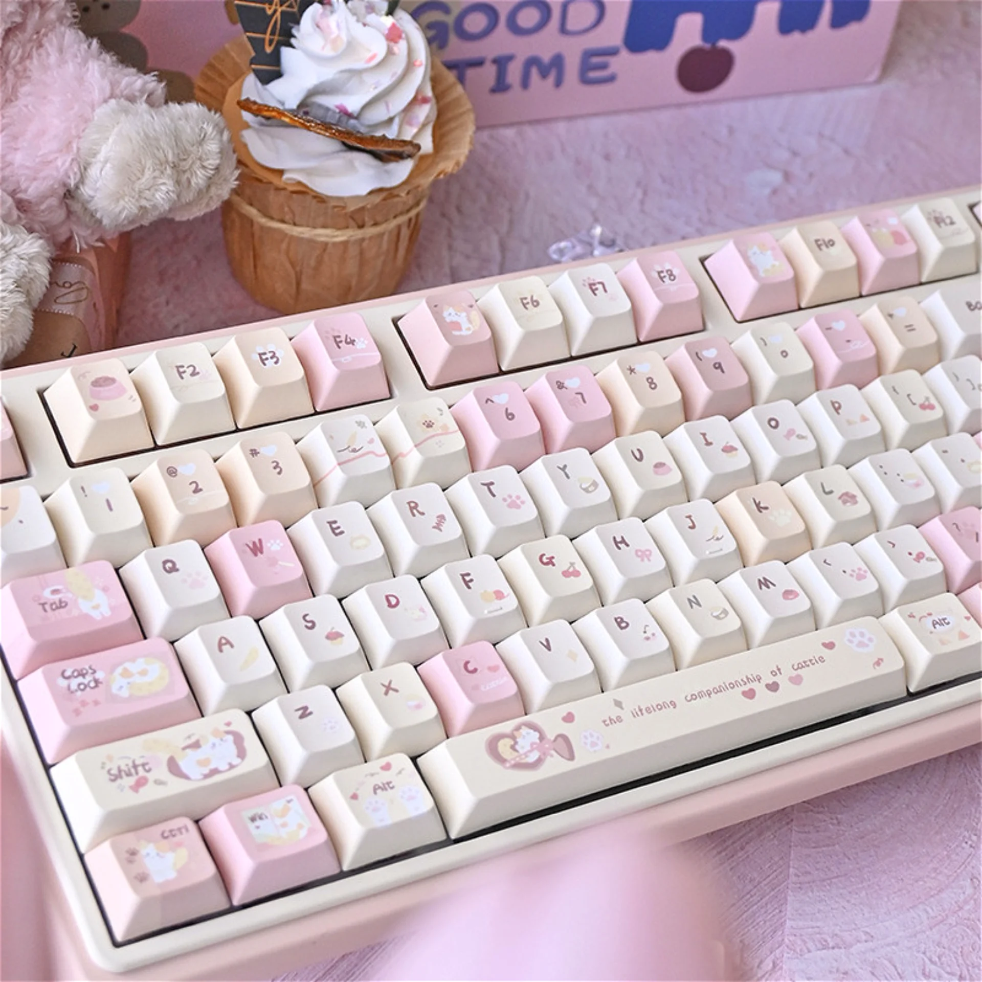 

129 Keys, Cherry, Kalami, Keycaps PBT for Mx Cherry Gateron Switch Mechanical Keyboard Kit