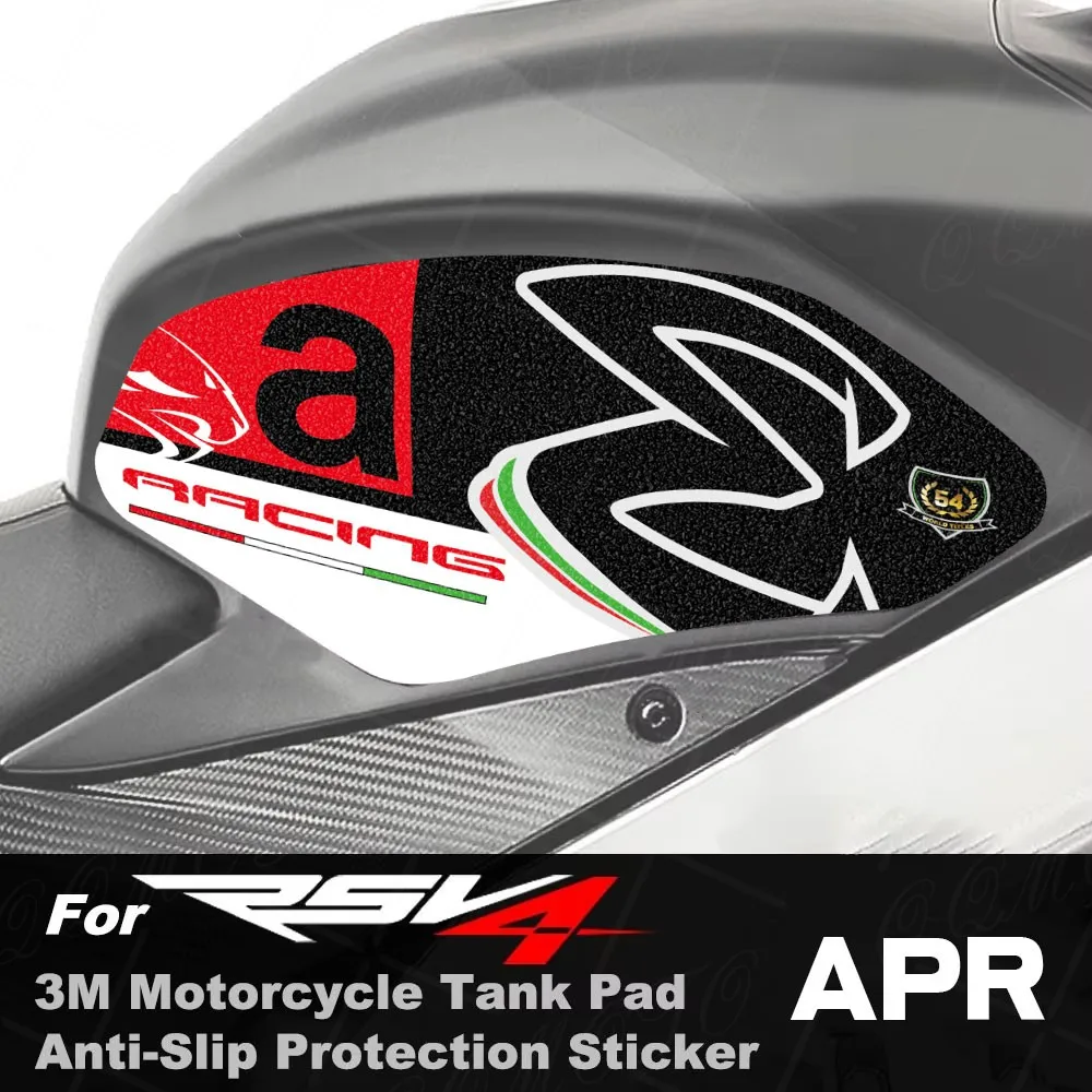 

Для RSV4 2010-21 TUONO 1100 2015-20 мотоциклетные наклейки на топливный бак, защитная крышка, наклейки, комплект аксессуаров, противоскользящие