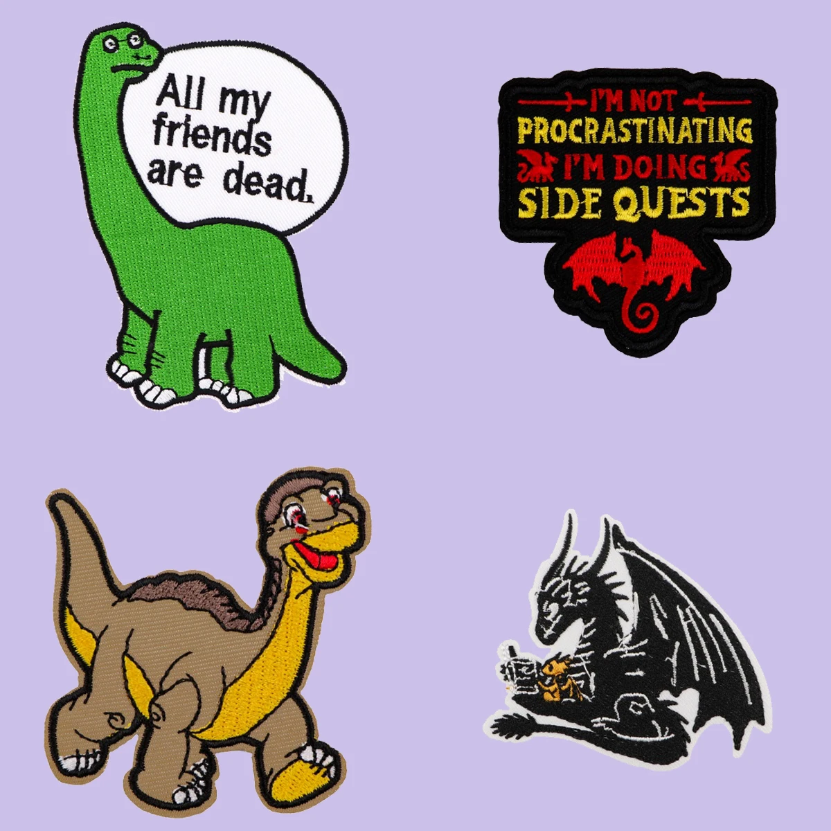 

Dinosaur Embroidery Patch Cartoon Iron On Patches For Clothing Thermoadhesive Patches For Jackets Sew DIY Sticker Accessories
