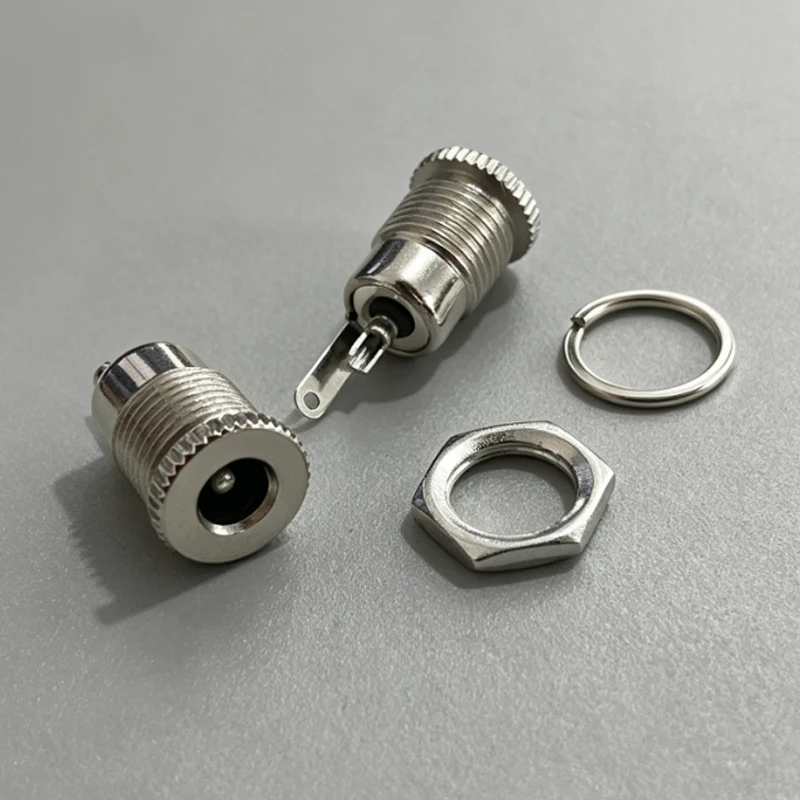 DC-Stromstecker DC099-Buchse 5,5X2,1/2,5mm Ladeanschluss Metall DC Stecker/Buchse Schweißtyp Geeignet für Elektronische Geräte – Detail 4