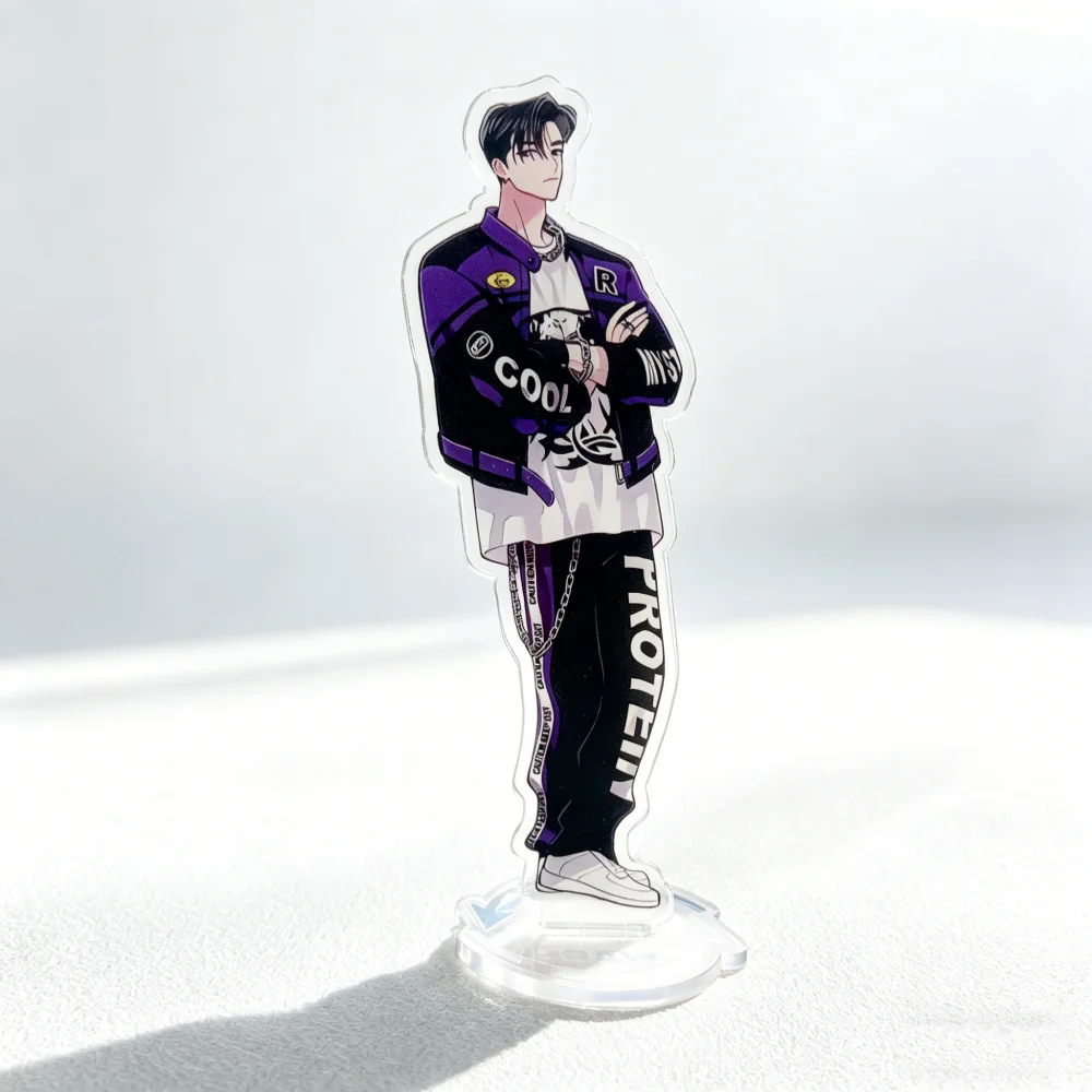 Anime Tamon's B-Side 15cm Acrylic Stand Keychain Tamon Ouri Natsuki Rintaro Keito Hip-hop Ver. Kawaii Desktop Decor