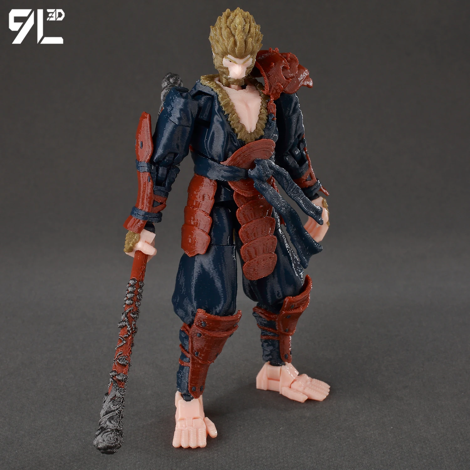 9L3D Lucky13 Figure Dummy13 T13 Anime Action Wukong Cloud Ride modèle mythe noir inspiré support volant décor bureau Collection jouets