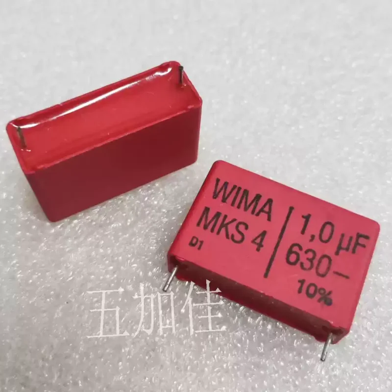

5-30pcs MKS4 630v1uf 105 imported Weima fever audio coupling film capacitor RM27.5