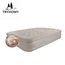 Outdoor Automatic Inflatable Mattress Camping Folding Bed Portable Single Sleeping Bed Self-driving Double Air Mat New