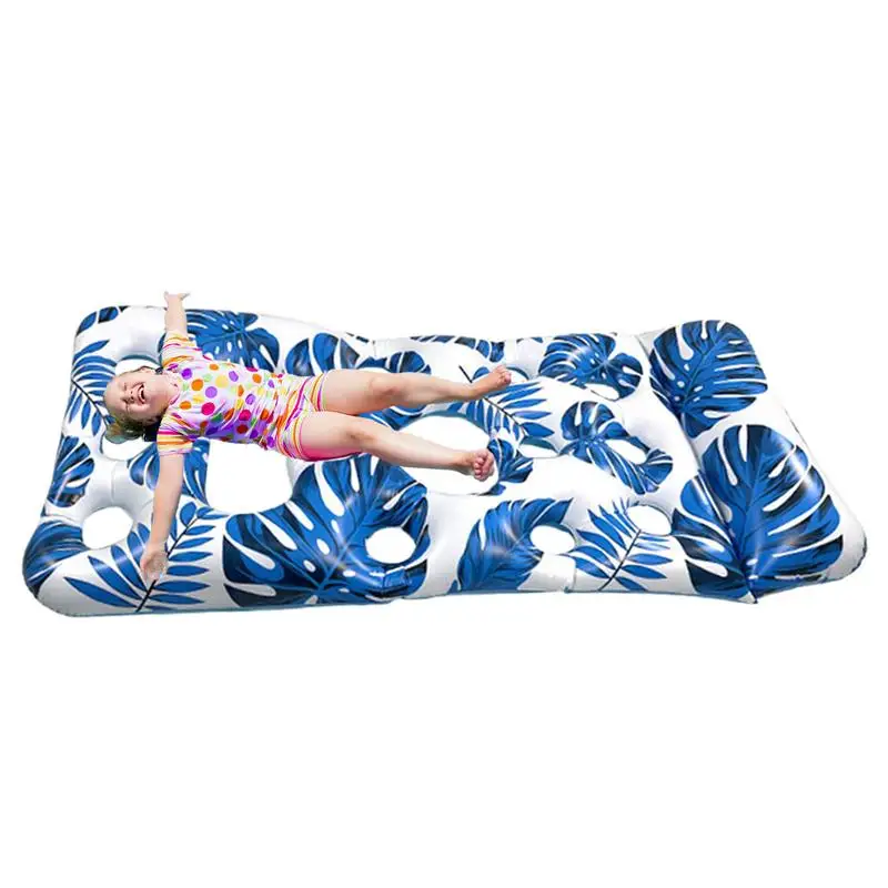 

Inflatable Pool Float Lounge Swimming Floats Raft Lounge For Adults Oversized Sun Tanning Floats With Headrest Swim Floats Chair