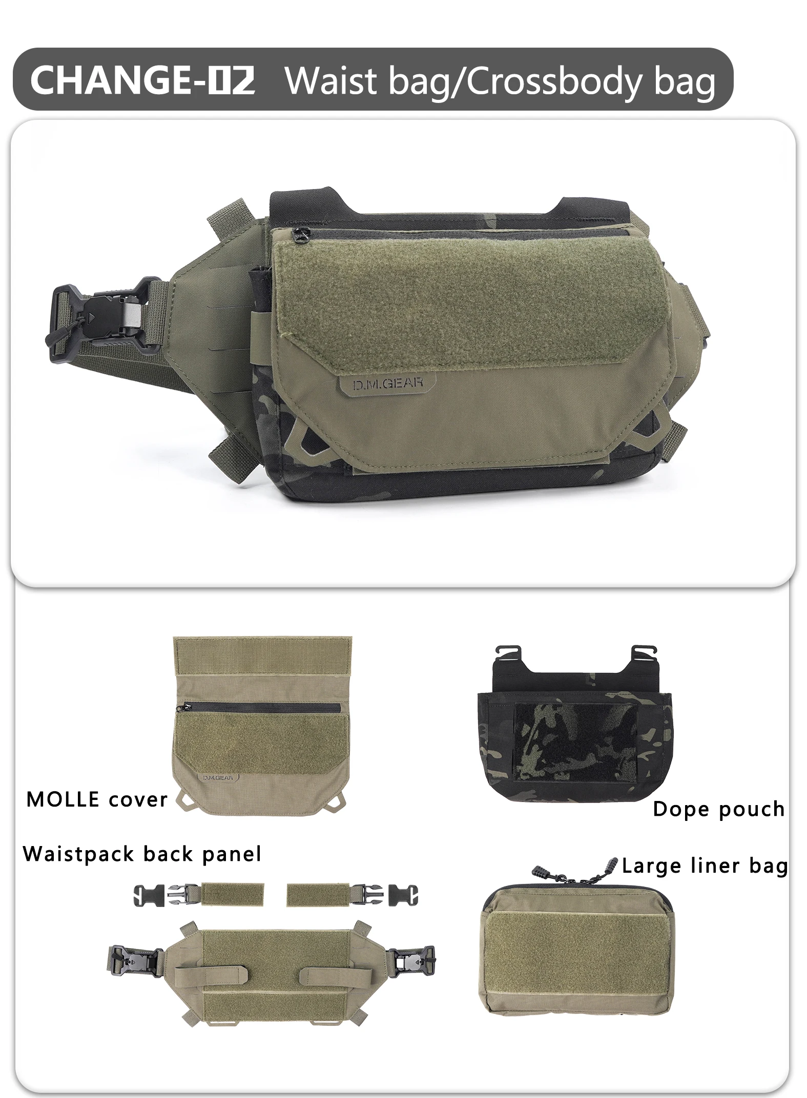 Tactical Bag 1120x Multifunctional Hunting Accessories Shoulder