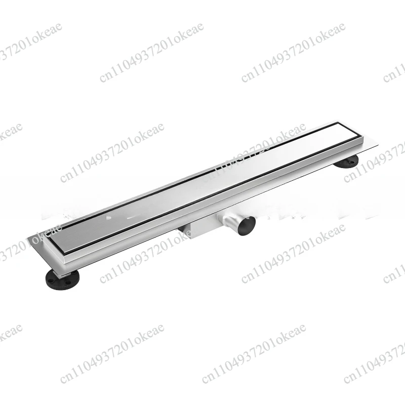 304 stainless steel floor drain invisible inlay linear design, for modern bathrooms