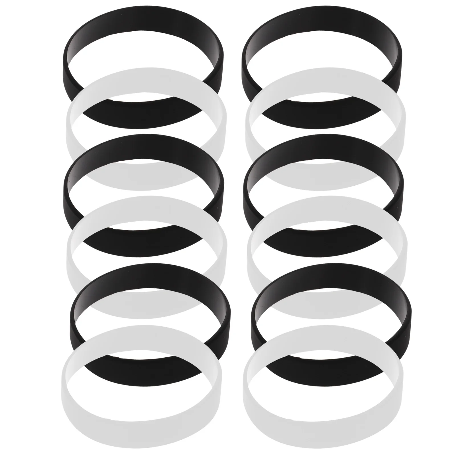 

24Pcs Silicone Wristbands Colored Soft Flexible Bracelets Fashion Wrist Bands for Sports Music Festival Silicone Wristbands