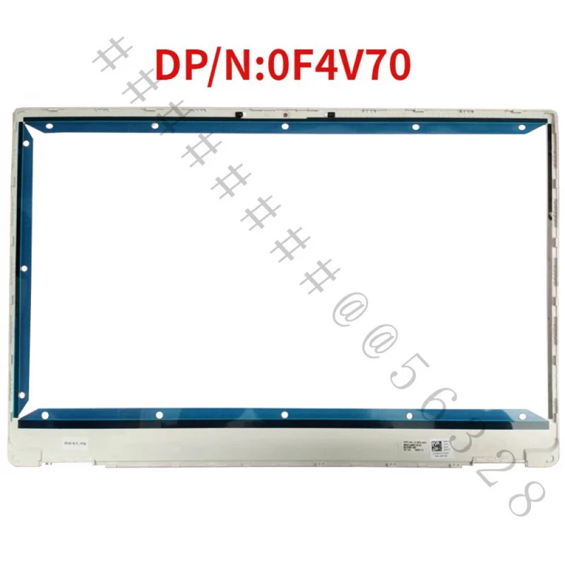 W+New LCD Front Bezel B Shell PN 0F4V70 For Dell Inspiron 13 7000 7391 Laptop Screen Frame Trim Cover Replacement