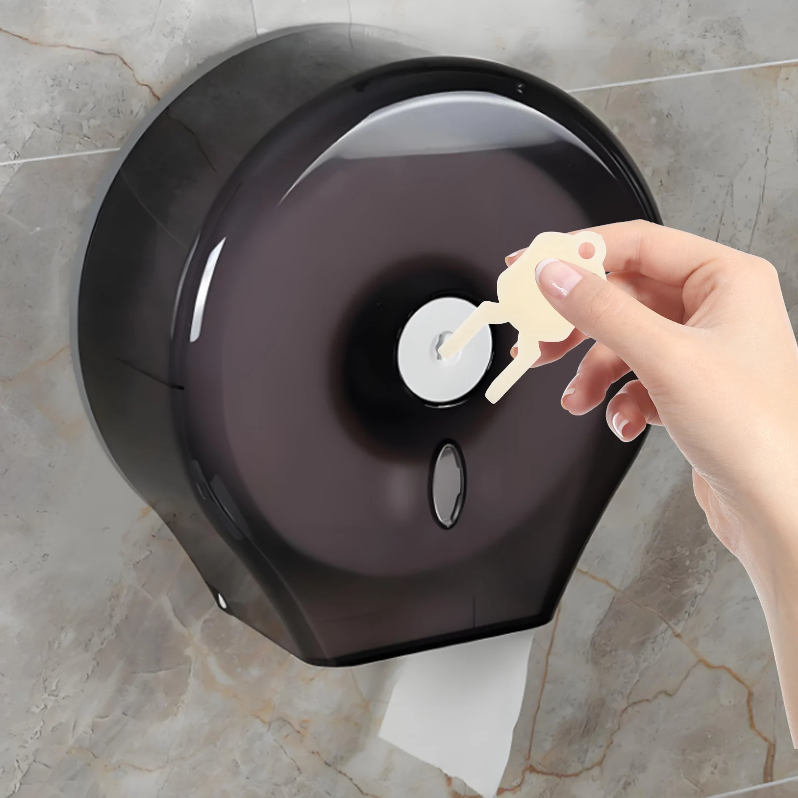 

Tissue Box Key Plastic Toilet Paper Holder Dispenser Keys for Towel Lock Universal