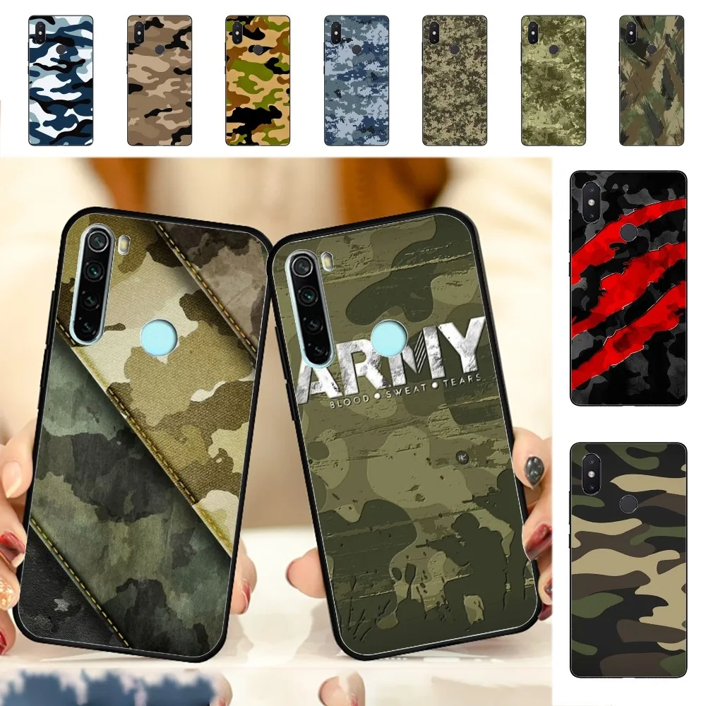 Camouflage Camo Military Army Phone Case For Redmi Note 4 X 5 A 6 7 8 T 9 9S 10 11 11S 11Epro Poco M3 Pro