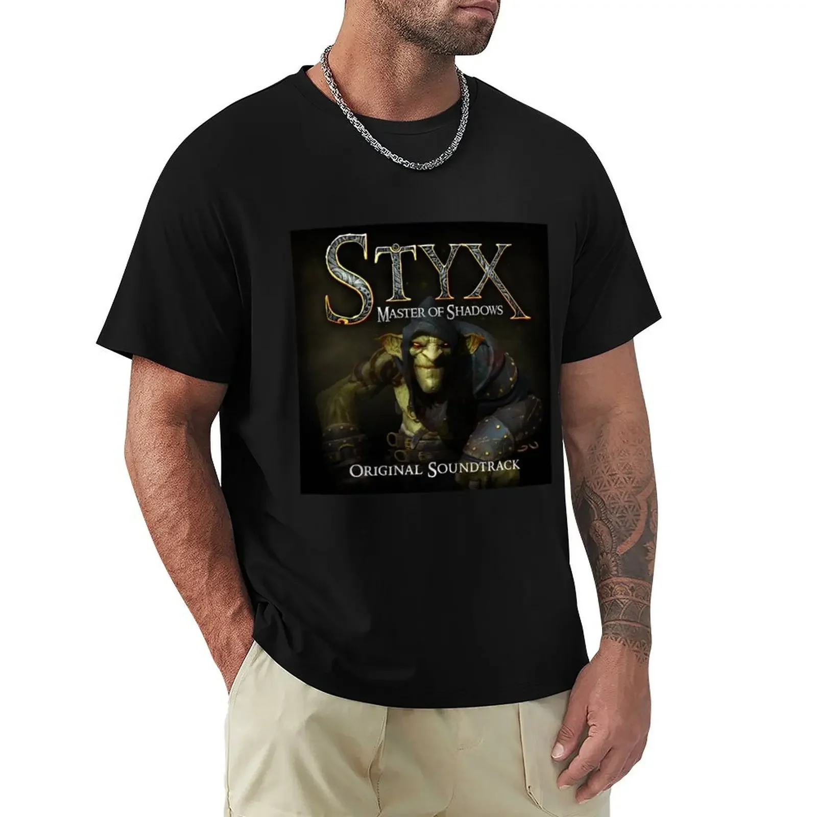 

STYX band logos favorite T-Shirt Blouse tops blacks slim fit t shirts for men 2024 heavyweight new arrival manga style fashion