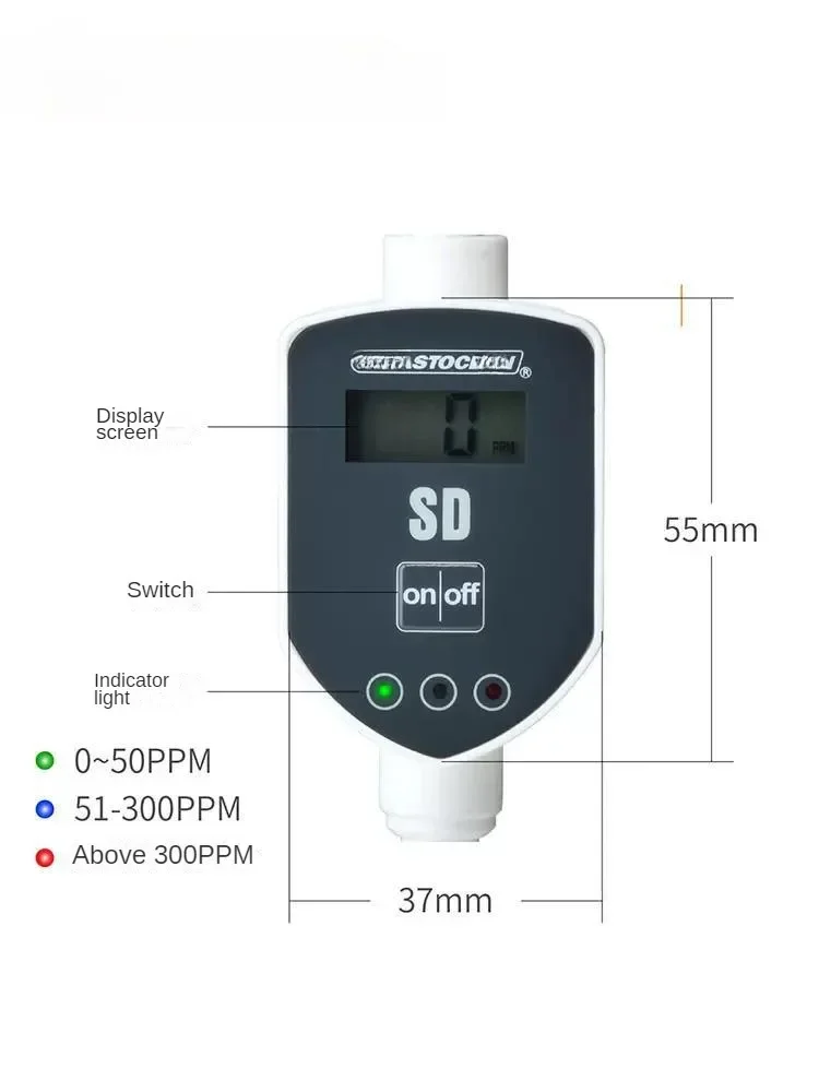 Akwarium akwariowe TDS Monitor jakości wody Wbudowany test Maszyna Pure RO Jakość wody Czystość wody Gospodarstwo domowe