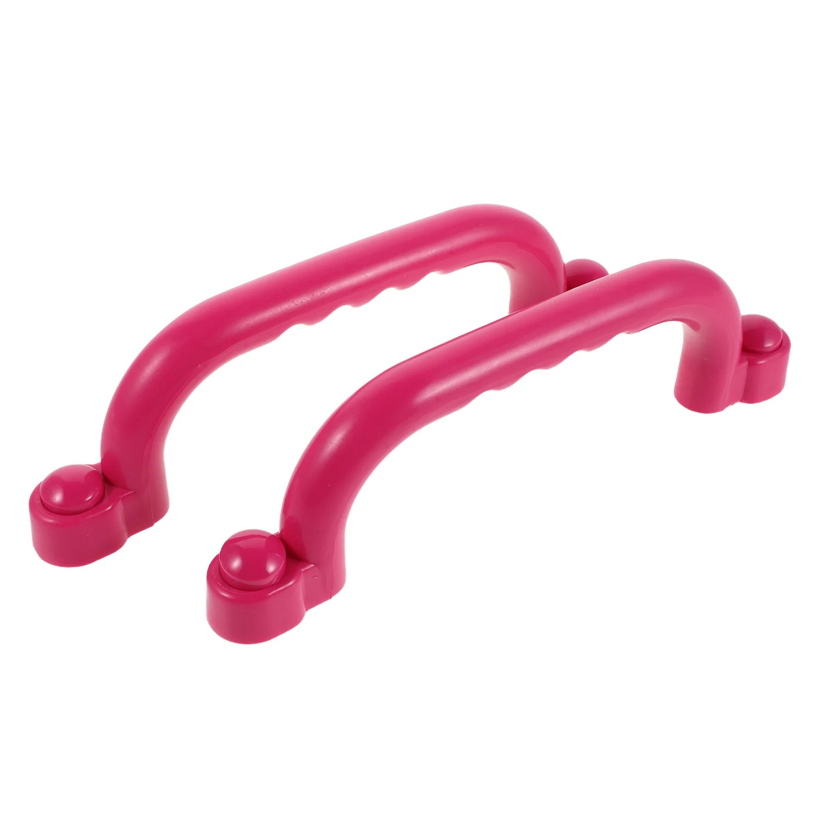 1Pair Outdoor Playset Handles Child Safety Grab Bars for Swing Set Jungle Gym Climbing Accessories Replacement Parts Pink