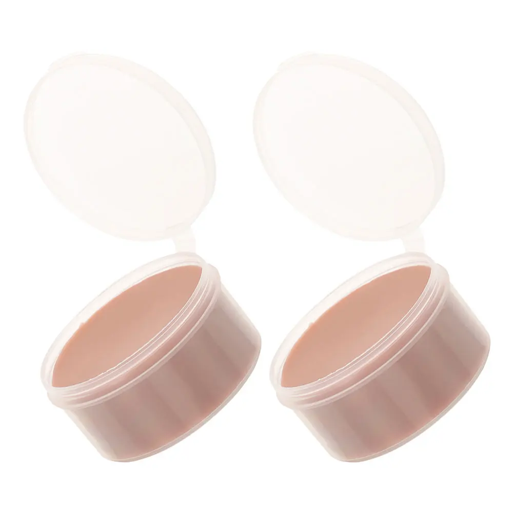 

2Pcs Film Special Effects Skin Wax Khaki Realistic Fake Scar Modeling Wax for Halloween Cosplay Stage Makeup Scar Repair Nose